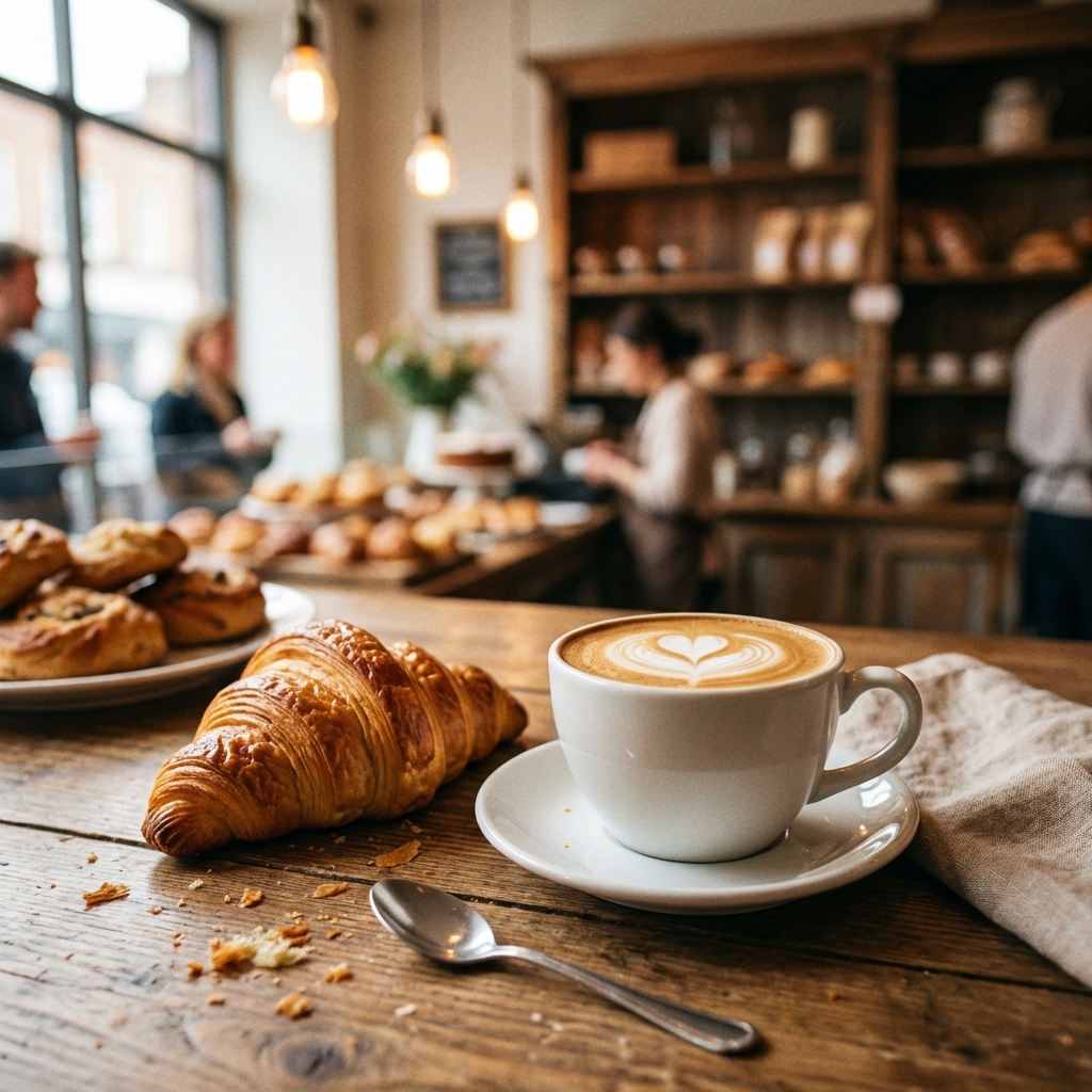 Coffee and Croissant